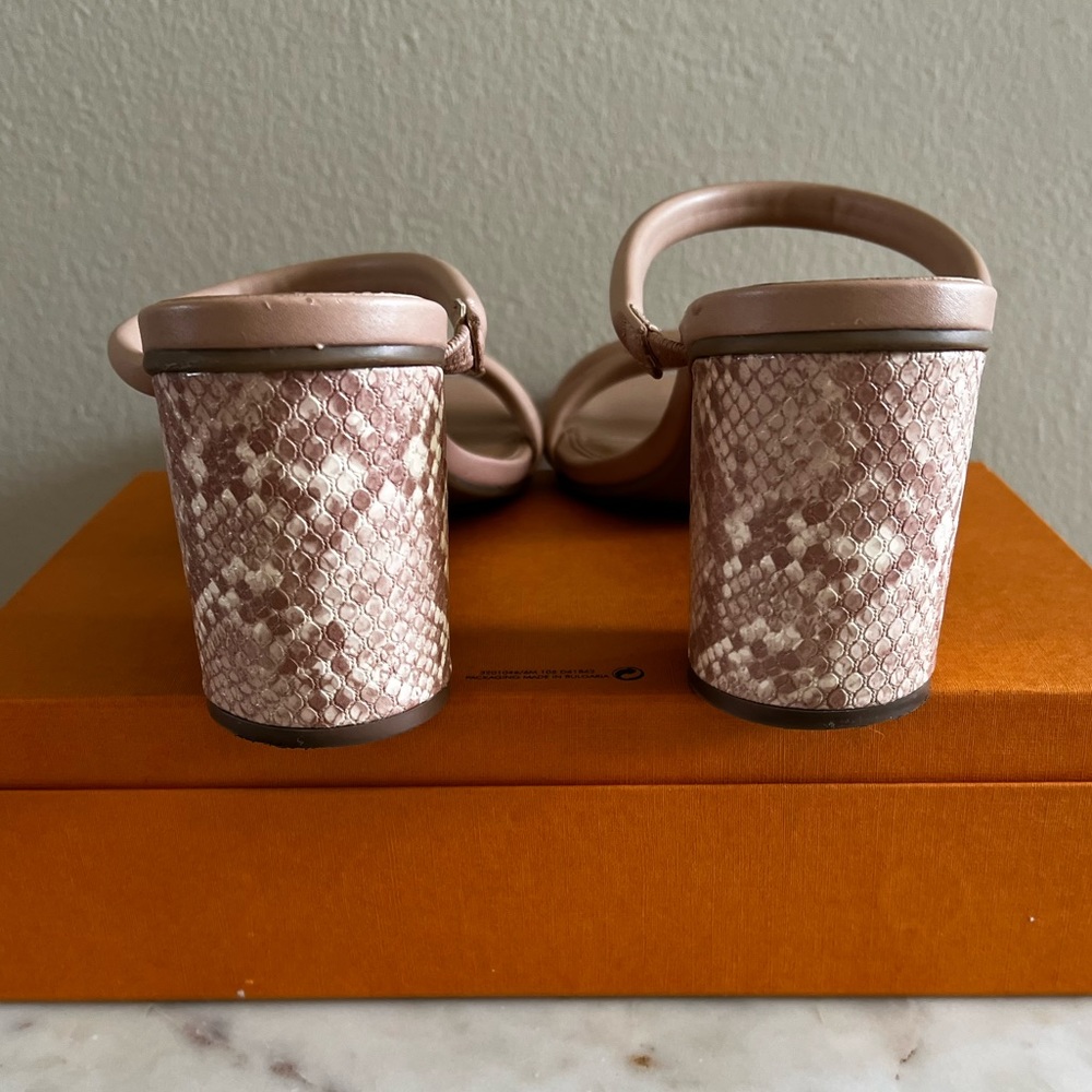Dolce Vita Nude Heel Sandals - Picture 6 of 9